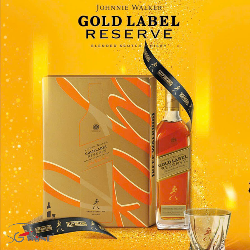 Rượu JW Gold Label Reserve hộp quà tết 2024