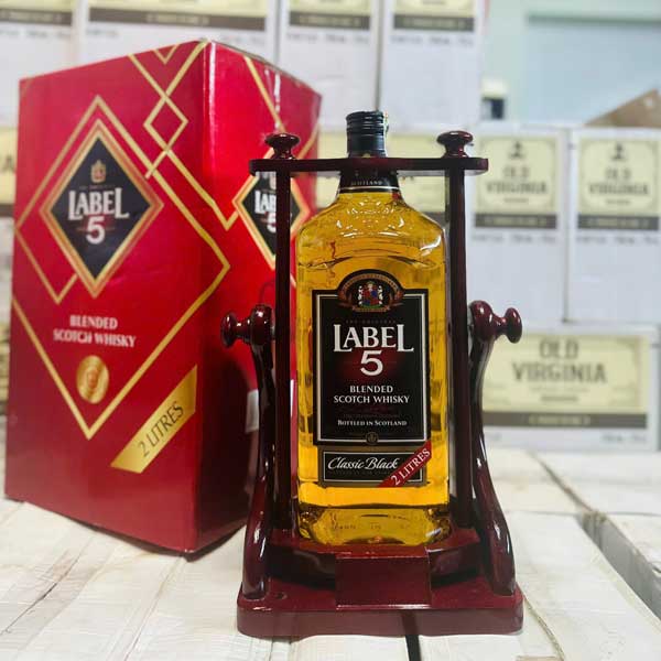 Rượu Label 5 2L Hộp quà tết 2025