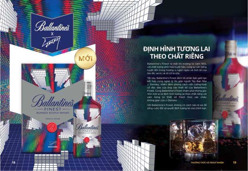Quảng cáo Ballantines Finest Hộp Quà 2023 của Pernod Ricard Việt Nam