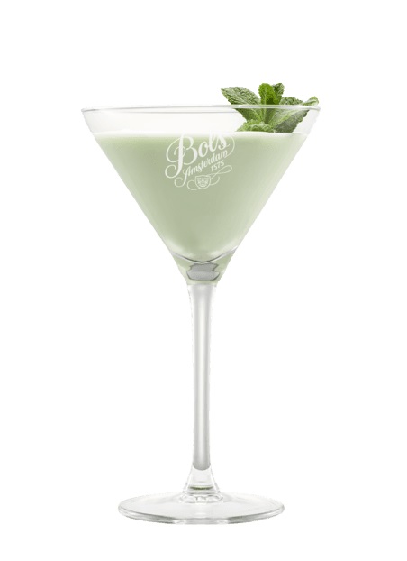 Cocktails Grasshopper được làm với rượu Bols