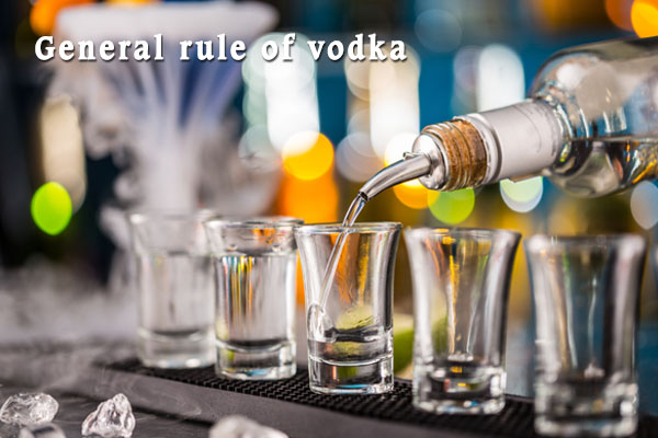 Tiêu chuẩn chung của vodka