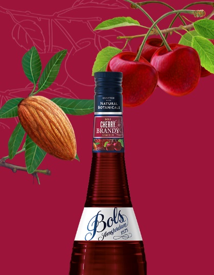 Rượu Bols Cherry Brandy với hương vị của trái cherry